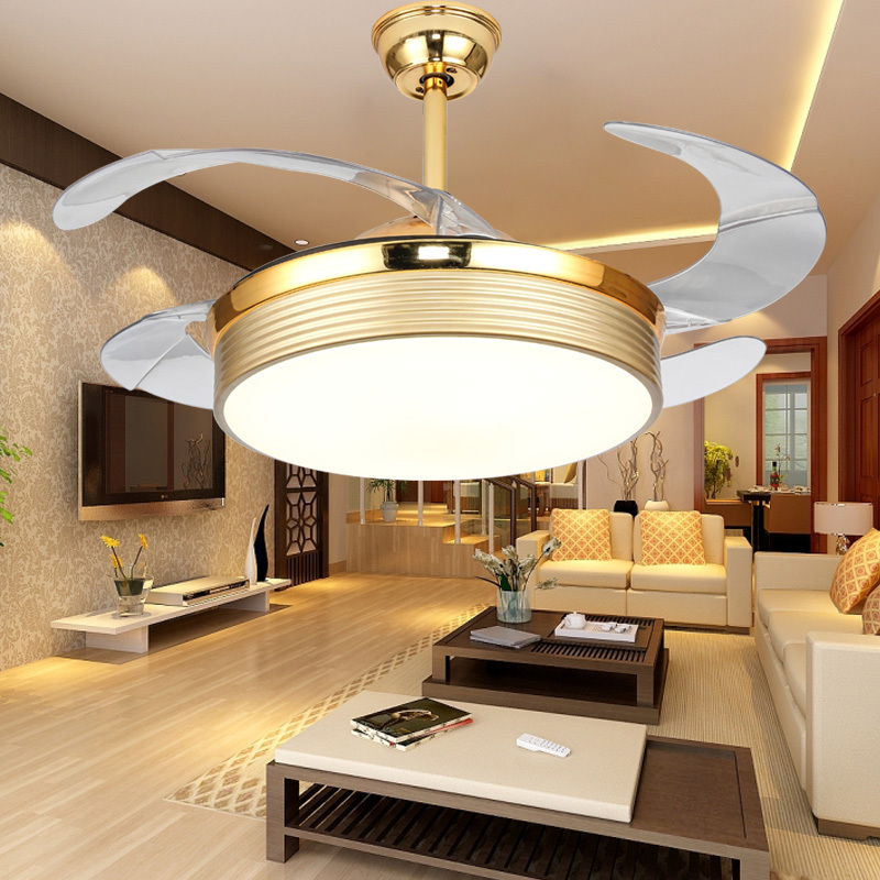 Modern Lamp Fixtures Living Room Hanging Decorative Light Chandelier 42''  48  ceiling fan with light