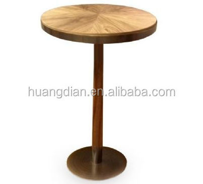 Hot sale vintage wooden round small bar table coffee table