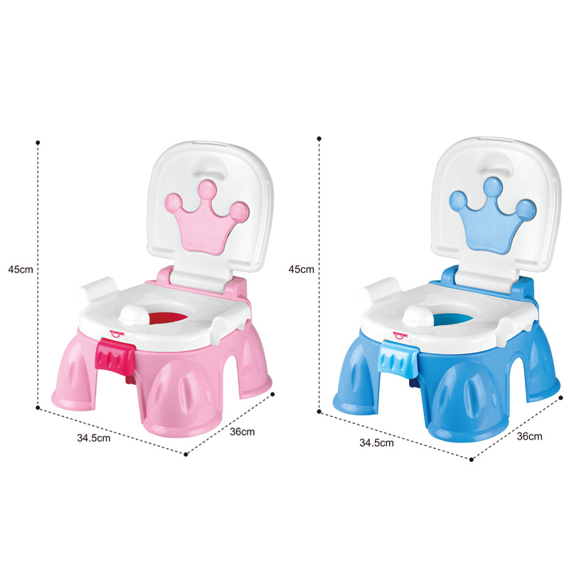 HUANGER 2 in 1 baby music chair children's folding toilet potty for kid toddlers travel potty training seat learning toys