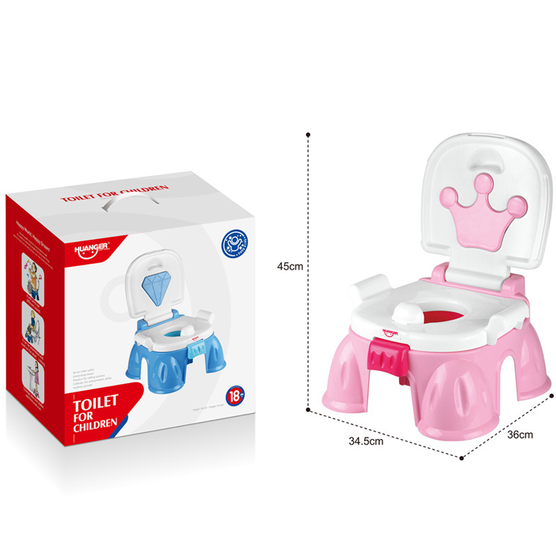 HUANGER 2 in 1 baby music chair children's folding toilet potty for kid toddlers travel potty training seat learning toys