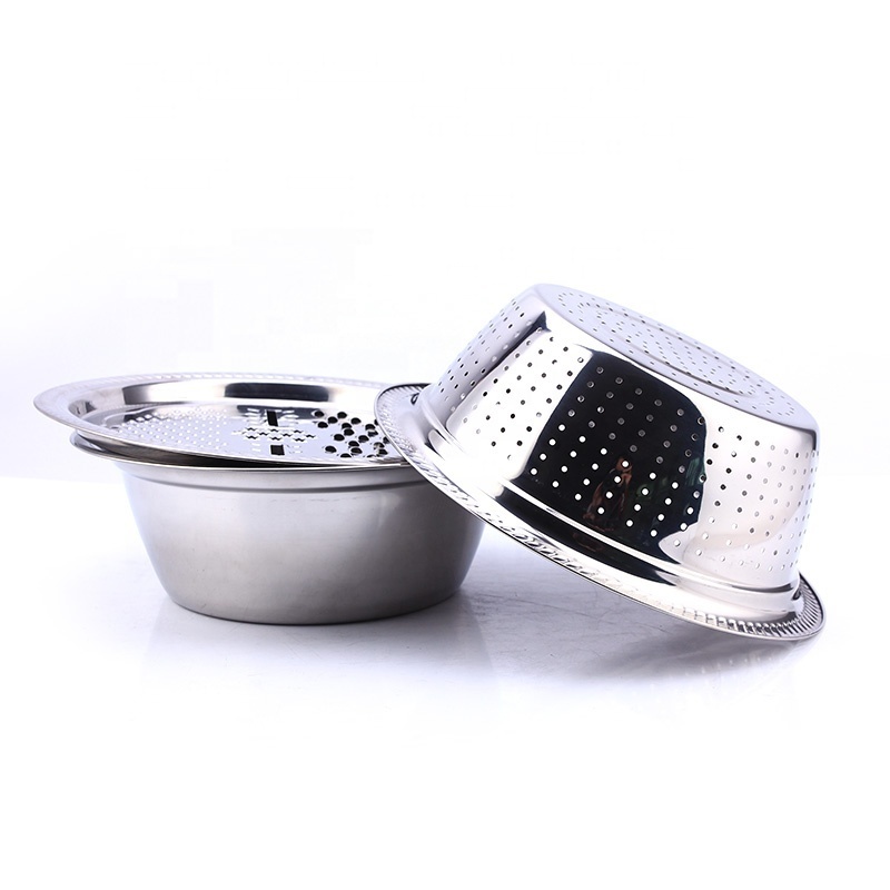 Quality Cheese Grater Set Mixing Bowls Washing Basin for Vegetable Fruit