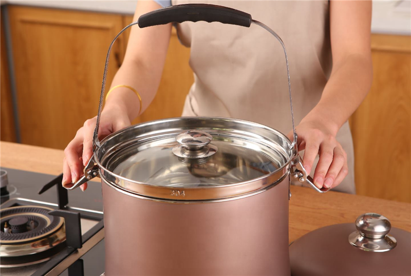 Stainless steel pot large magic thermal cooker best cooking pot for home kitchen