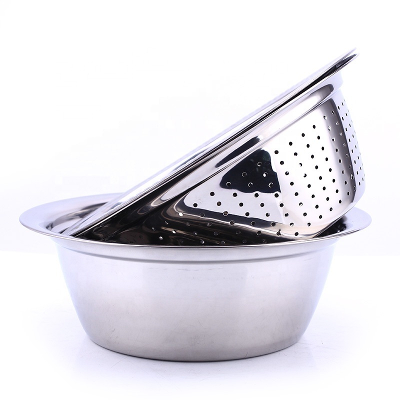 Quality Cheese Grater Set Mixing Bowls Washing Basin for Vegetable Fruit