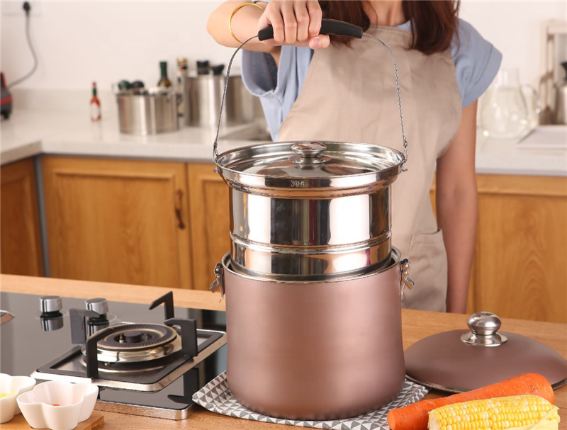 Stainless steel pot large magic thermal cooker best cooking pot for home kitchen