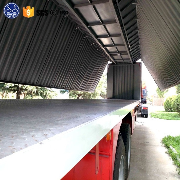 Wing Open Cargo Truck/Heavy duty open type wing van truck wing body truck for sale