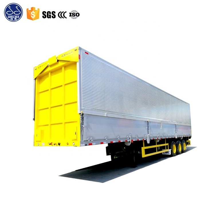 3 axles aluminum ally 53' dry van sem trailer /Dry VanTrailers/Swing door Vans for sale