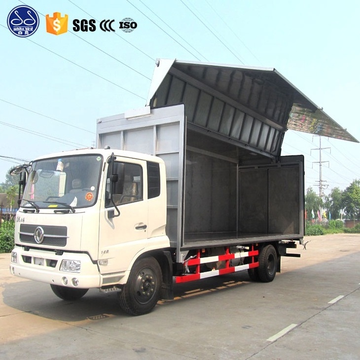 12 tons payload wing open van truck /cargo vans for sale