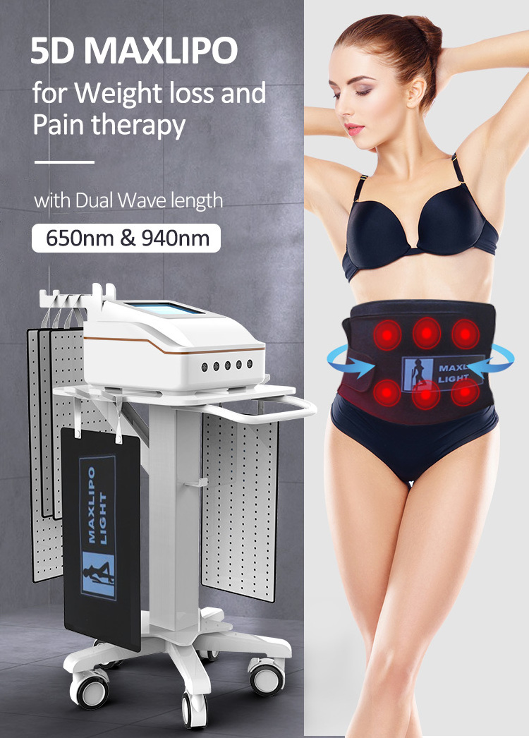 Portable Lipo 5d Laser Machine Body Shape Pain Relief 5d Lipo Blanket Laser Slimming Machine