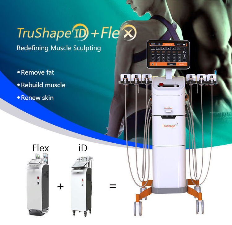 Cellulite Machine 3 In 1 EMS RF Trushape Rf And EMS ID Flex Machine Trushape ID And Flex