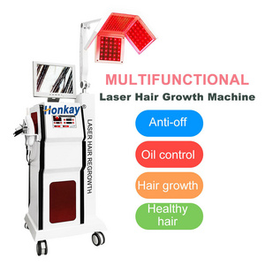 High frequency hair growth machine 650nm vertical scalp care hair growth machine