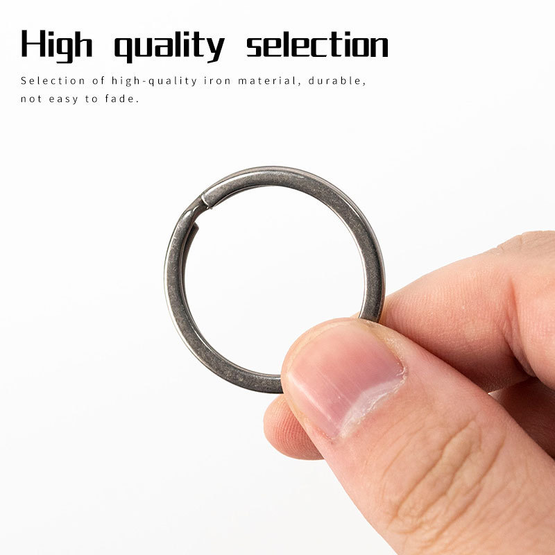 Keyring Split Ring 30mm Key Ring Steel For Keychain Diy Accessories 304 Stainless Steel