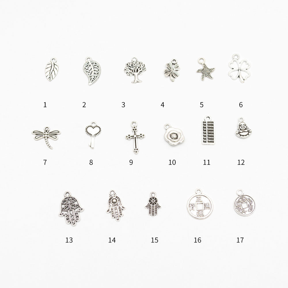 2023 Hot Selling Various Patterns Zinc Alloy Pendant Charms For DIY Necklace Bracelet Jewelry Making Accessories