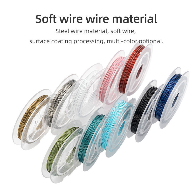 2022 New Jewelry Wire for Jewelry Making Craft Wire Tarnish Resistant Steel Beading Wire for Jewelry Making Supplies and Crafts