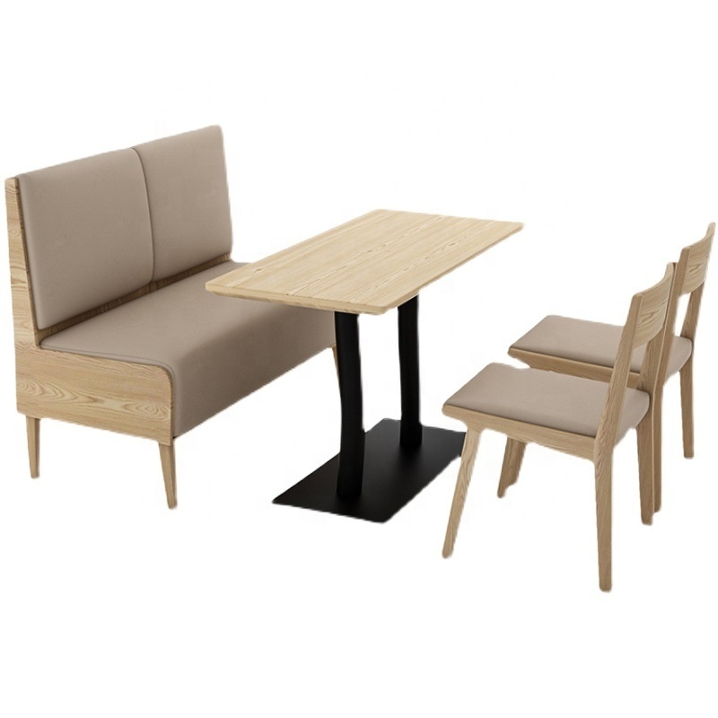 Restaurant Dining Table Chair Set / Modern High End Hotel Restaurant Furniture