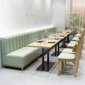 Restaurant Project Furniture Cafe Bar Hamburger Shop Velvet Restaurant Sectional Sofa Booth Seating