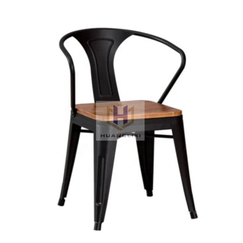 furniture factory made restaurant coffee fast food cafe Industrial metal plastic wood table and chair