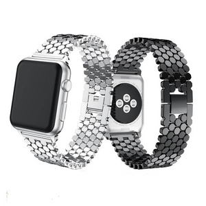 New Metal Strap For Apple Watch 44mm 45mm 41mm Stainless Steel Smart Watch Band For iwatch 8 7 49mm Band