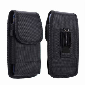 Universal Nylon Fabric Belt Clip Holster Waist Bag Card Holder Carrying Cell Phone Pouch Case For iPhone For Samsung