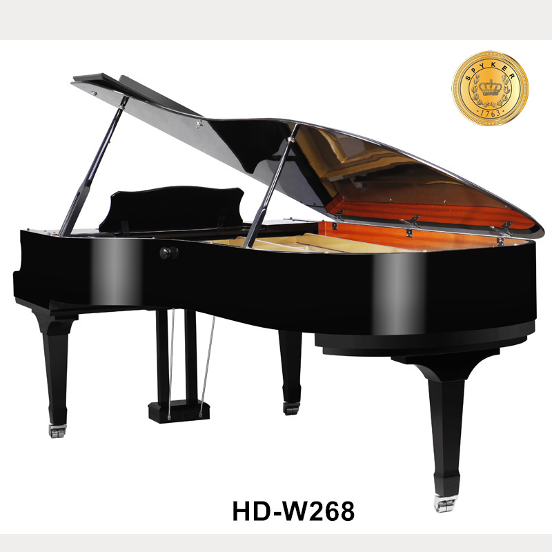 HD-W268 Nine Feet Hammer action keyboard digital grand piano for concert self playing digital piano