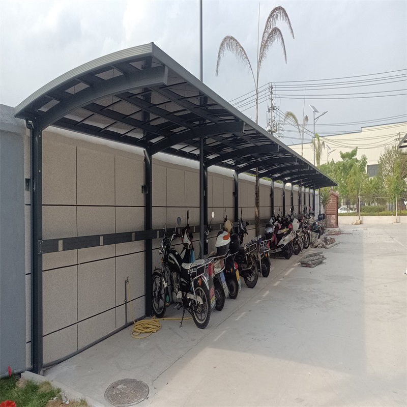 10KW Light weight aluminum solar carport systems solar carports for car parking