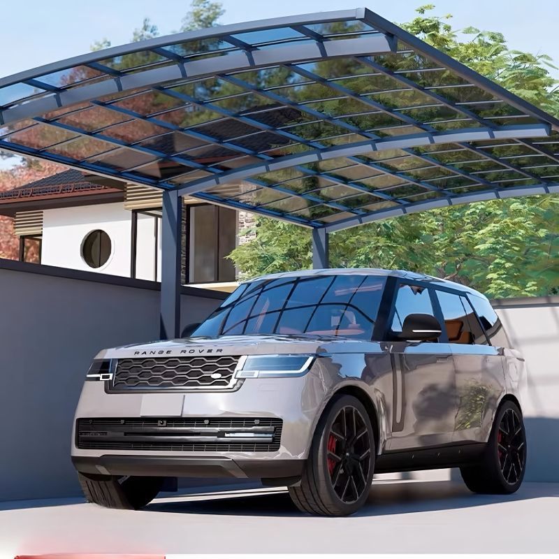 China Manufacturer Supplier Outdoor Canopy Aluminium Retractable Awning Carport Prefab Metal Pergola Carport Garage