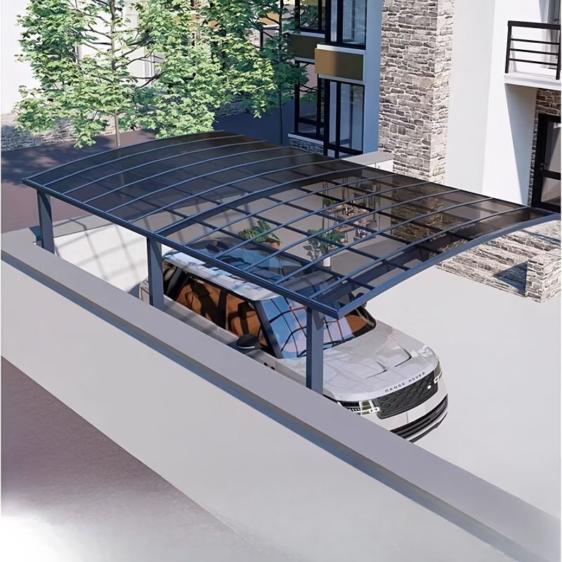 China Manufacturer Supplier Outdoor Canopy Aluminium Retractable Awning Carport Prefab Metal Pergola Carport Garage