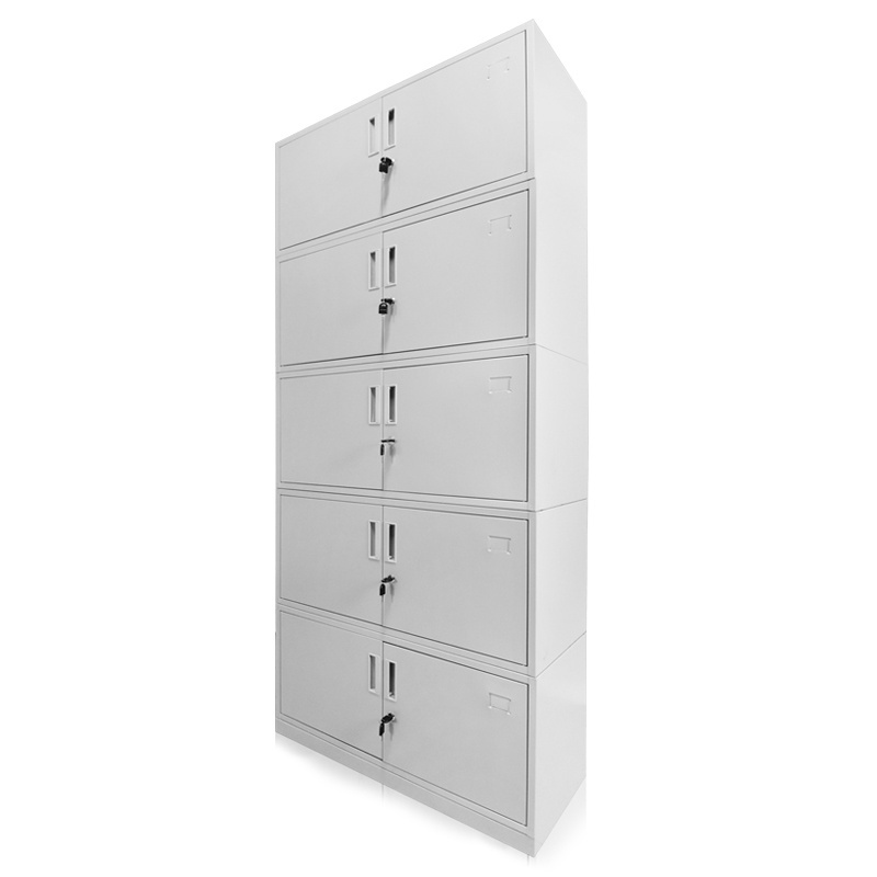 Custom 2 Doors Steel Office Filing Storage Cabinet with Lock