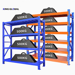 Metal Storage Rack Boltless Shelving Systems Steel Industrial Multiple Tiers Galvanized Garage Shed Modular Shelving