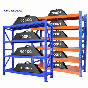 Wholesale price warehouse boltless storage rack large-span storage drawer rack Industrial Boltless Warehouse Rack Multilayer