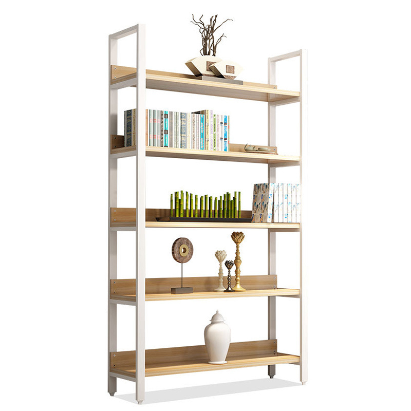 5 Tiers Bookshelf Open Freestanding 5 Shelf Bookcase 5-Tier Storage Shelf for Display and Collection Modern Decorative Furnitu