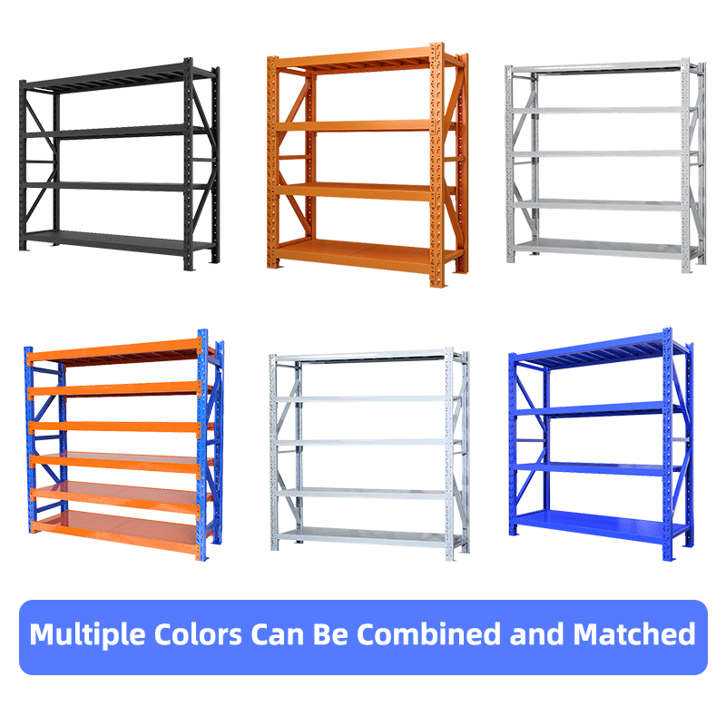 Custom Heavy Duty Shelving 500 Kg 4 Tier layer Garage Warehouse Storage Metal Stacking Shelf Rack Unit