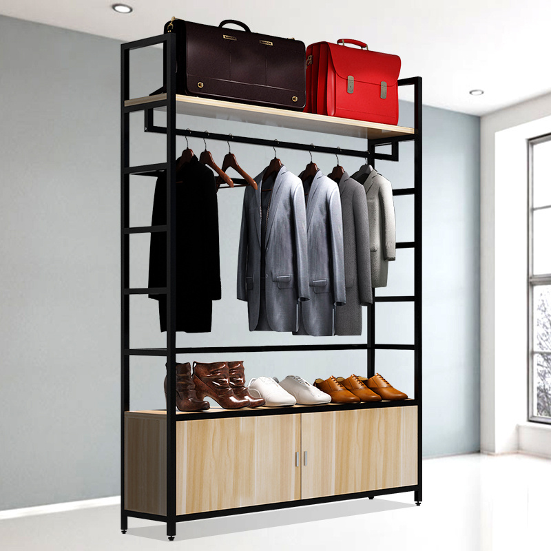 Customized Multi-function Clothing Storage Display Shelves Racks for Clothes