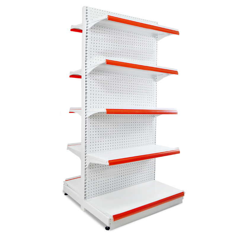 Factory Wholesales Retail Grocery Store Metal Display Supermarket Racks Customization Supermarket Shelves Shelf Dimensio