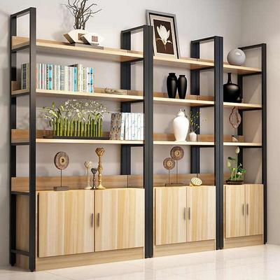 wholesale custom made bookshelf wooden storage cabinet living room nine cube bookcase wall shelf