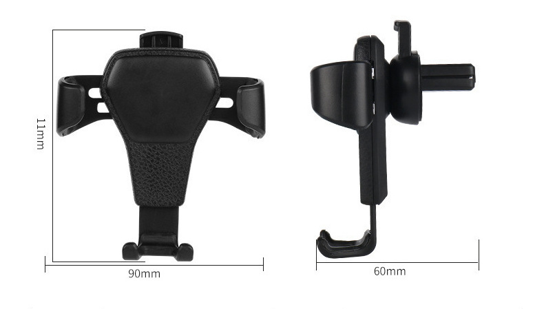 Universal Leather Pattern Car Air Vent Mount Holder For iPhone For Samsung