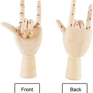 Keep Smiling 10inch Wooden Hand Drawing Sketch Mannequin Model Movable Limbs Human Artist Model