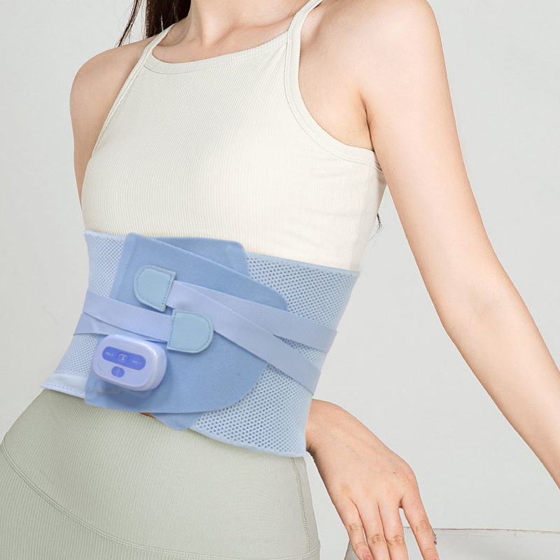 Electric Slimming Belt 3 Modes Ems Body Shaping Abdominal Muscle Waist Trainer Tool Heating Massaging Waist Belt