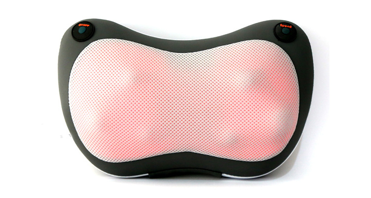 Car travel pillow thermo device electric cervical heat shiatsu u shape head and neck back massage pillow at home for cushion