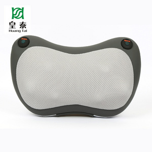 Car travel pillow thermo device electric cervical heat shiatsu u shape head and neck back massage pillow at home for cushion