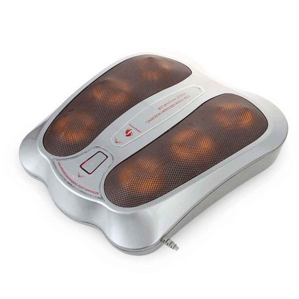 hot sale home use health care electric far infrared heating deep kneading roller shiatsu leg massage machine flat foot massager