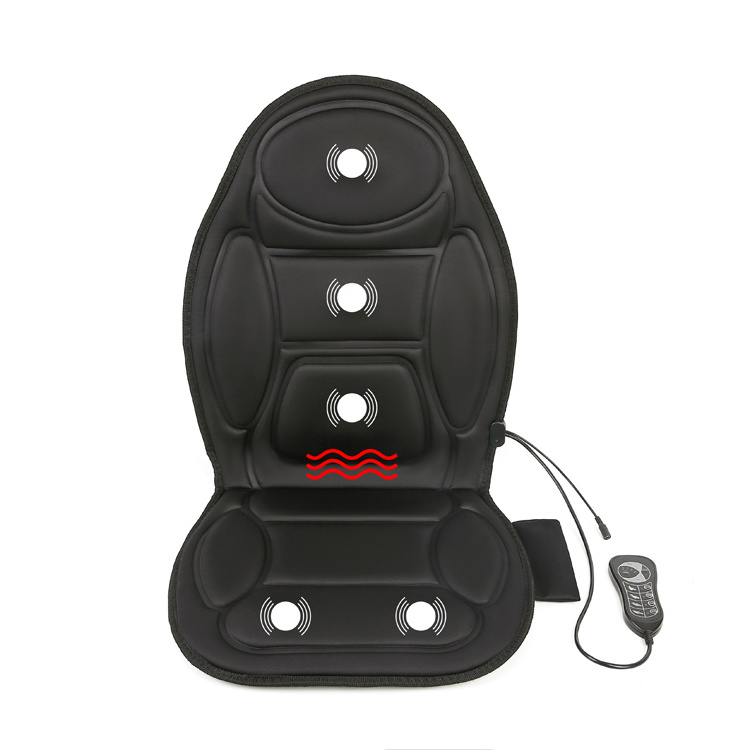 Quality kneading vibrating back full body massage cushion for sofas and car seat with infrared heating for short drivers