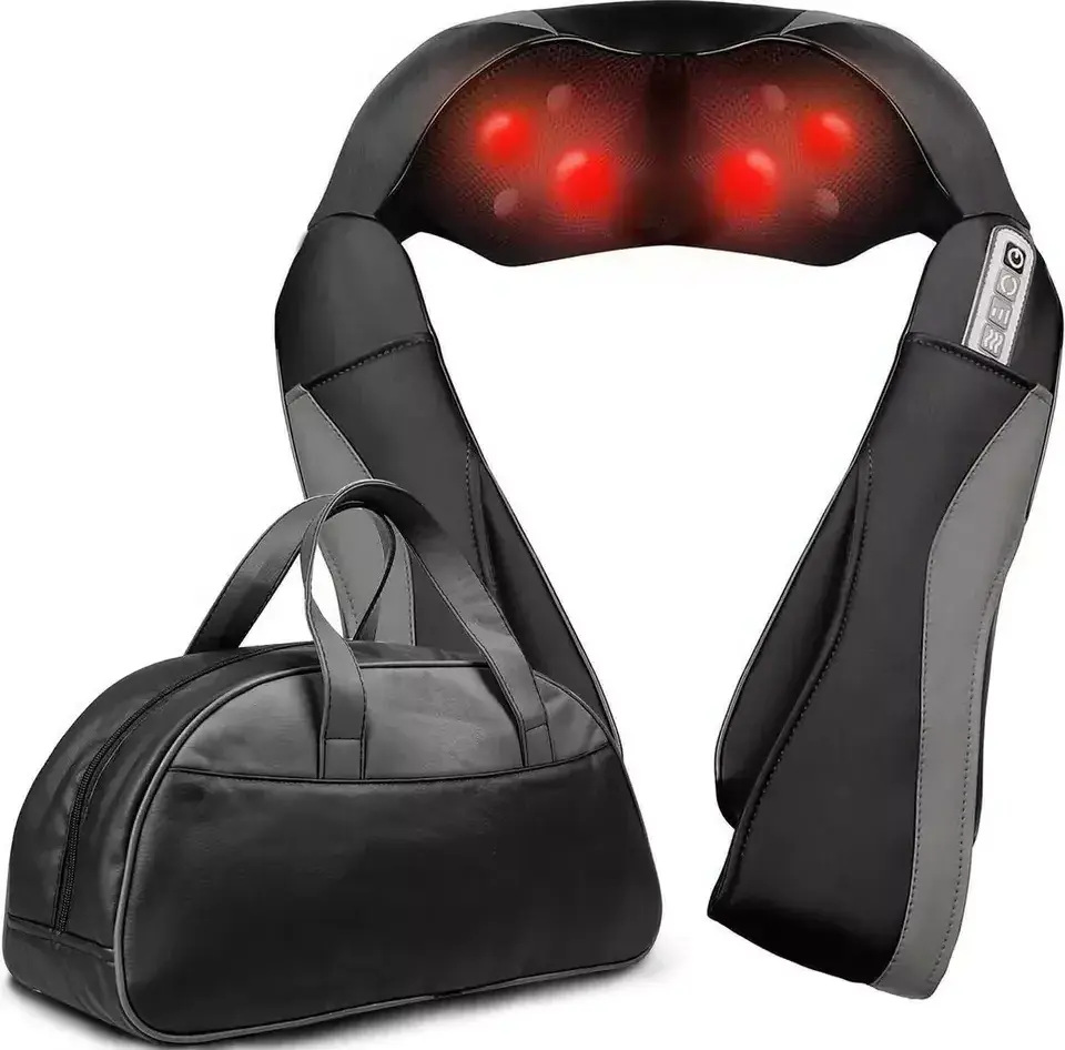 2024 vibreition deep tissue back massager and neck  massager with heat