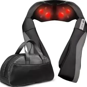 2024 vibreition deep tissue back massager and neck  massager with heat