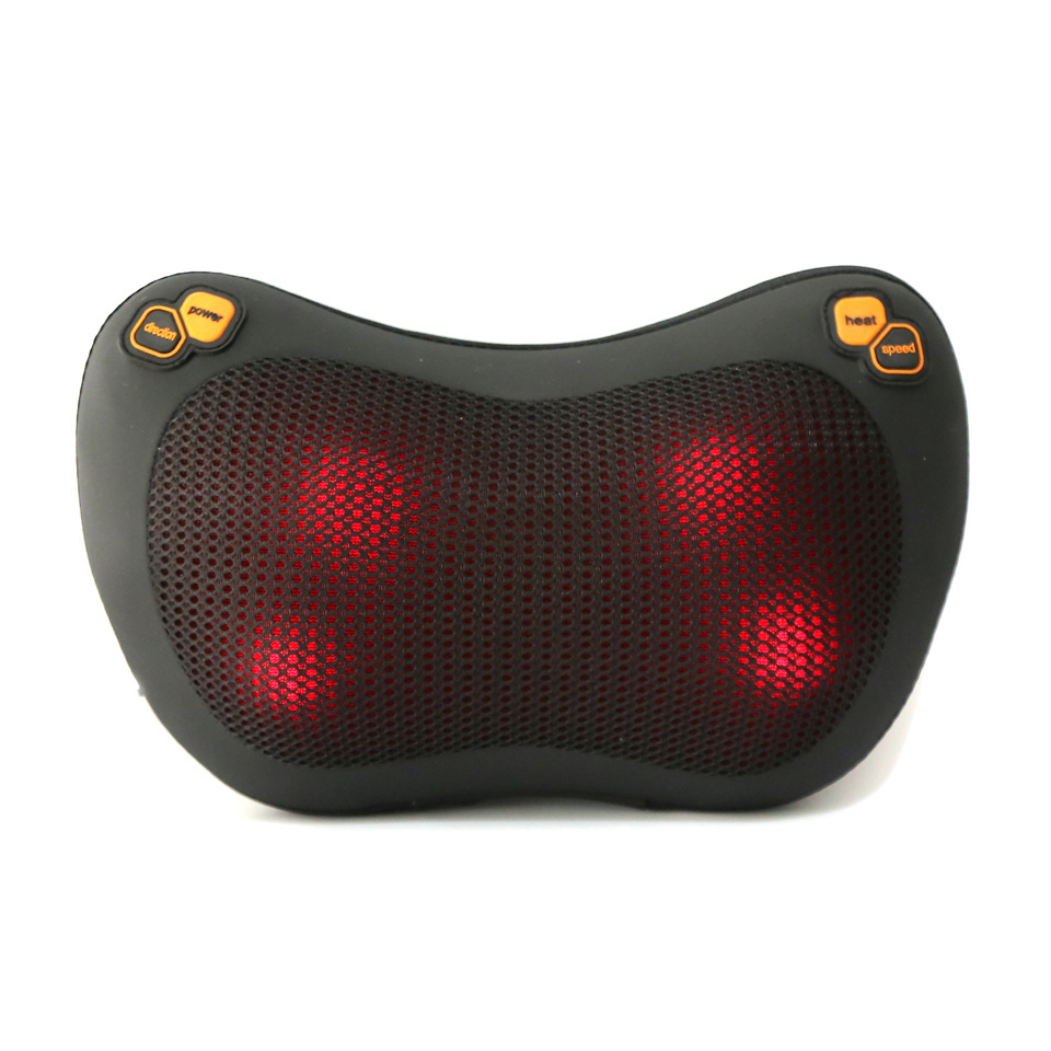 2024 hot sale full body shiatsu massage portable 3d rechargeable u shaped back neck massage pillow with heat