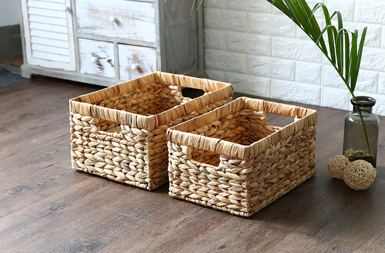 small woven water hyacinth baskets & kids toy storage basket ethiopian mesob shoe box storage swjw-06 smart fingerprint jewelry