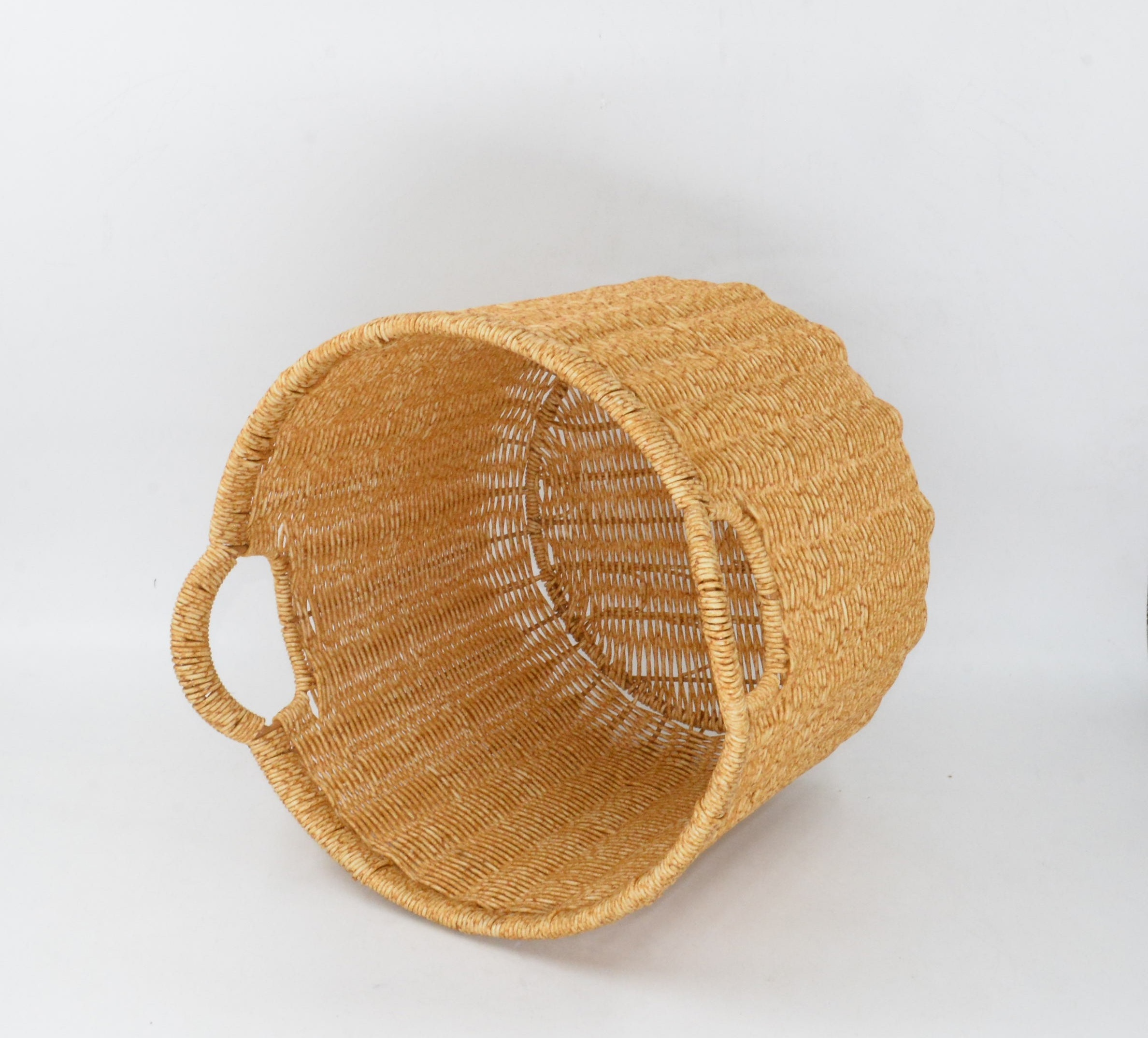 Rattan Round Wide Storage Baskets With Wholesaler Weave Washing Woven Laundry Basket