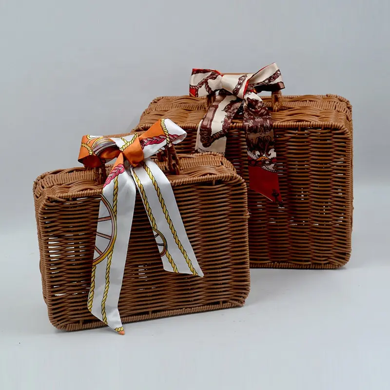 wicker plastic hand made plastic rattan picnic basket with lid wholesale & empty gift basket wholesale wicker storage ethiopian mesob basket