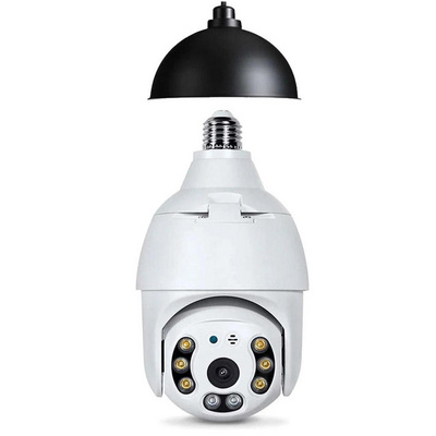 Hot Sale 1080P Outdoor Waterproof WiFi Light Bulb Security Camera Outdoor 360 Degree Lamp Holder Wireless PTZ Camera