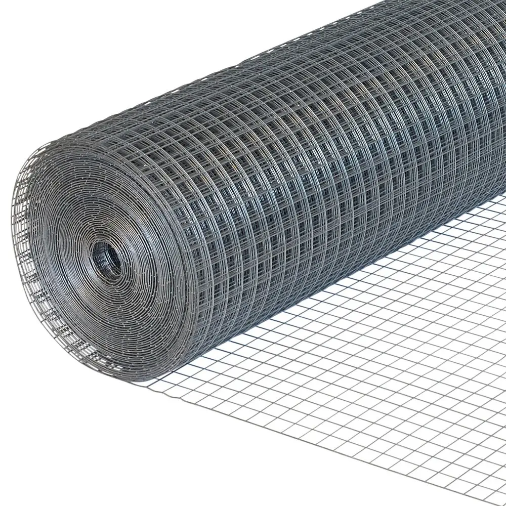 High Quality  Factory price 8 x 100 ft feet hot dipped galvanized anti rust fence roll welded wire mesh