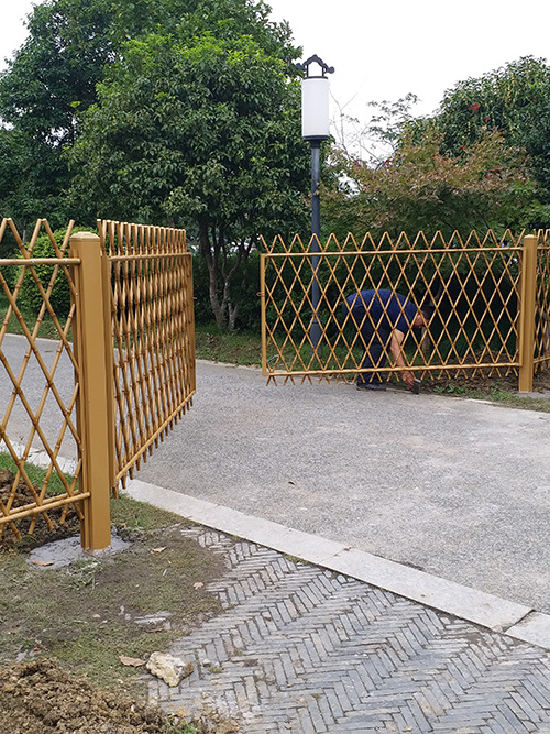 1.5m height garden fence, artificial bamboo fence